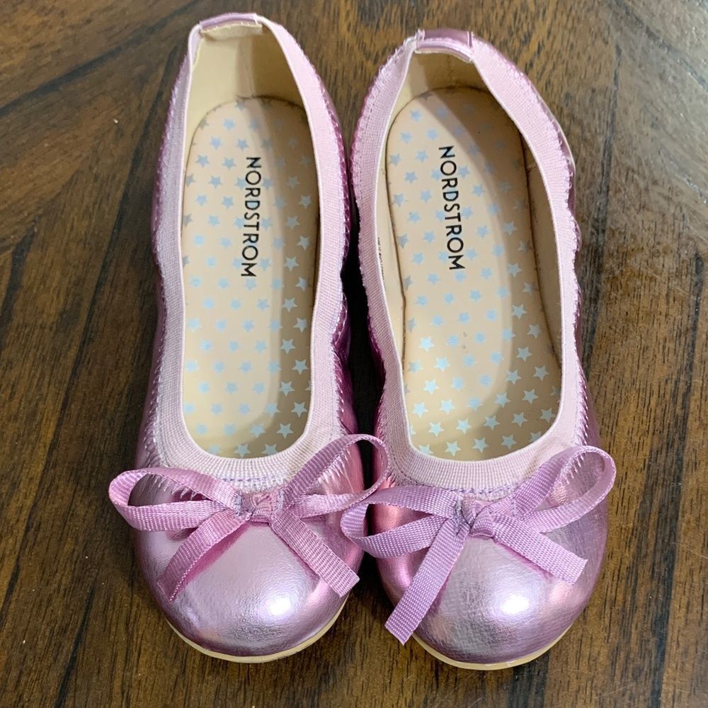 Nordstrom Kids Shiny Pink Dress Shoes